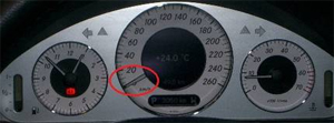 Mercedes E Class Instrument cluster Faults